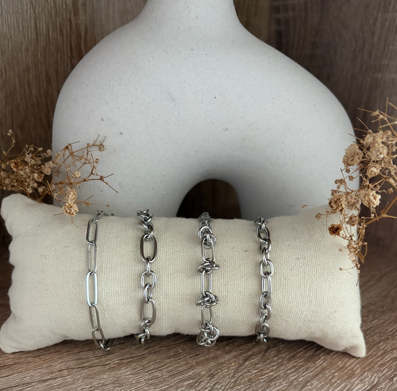 Bracelets argentés