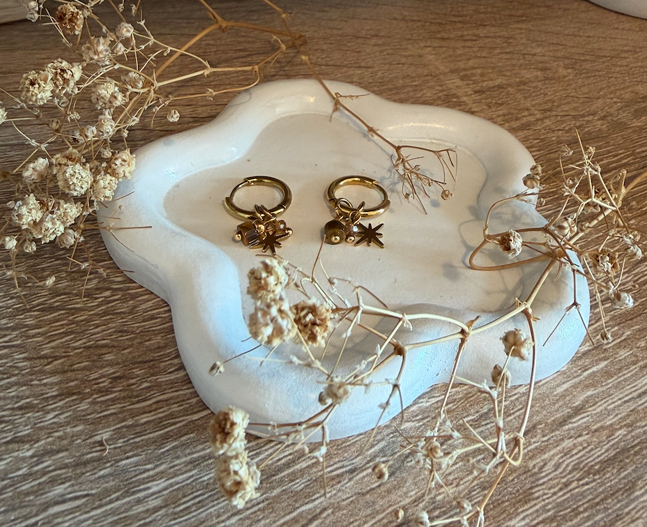 Boucles d'oreilles dorées