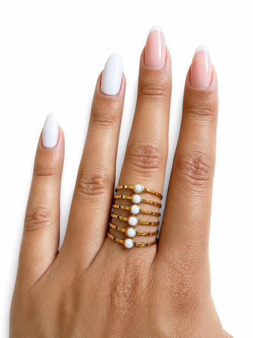 Bague Athéna - Multi-rangs ajustable