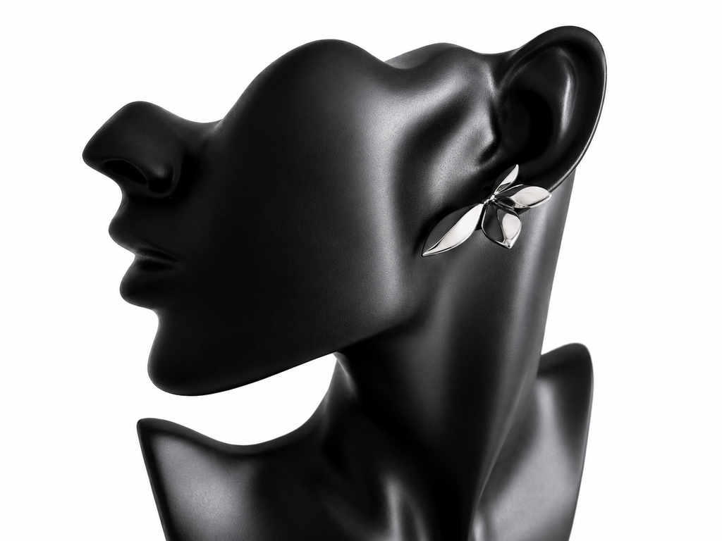 Boucles d'oreilles Flora - en forme de fleur