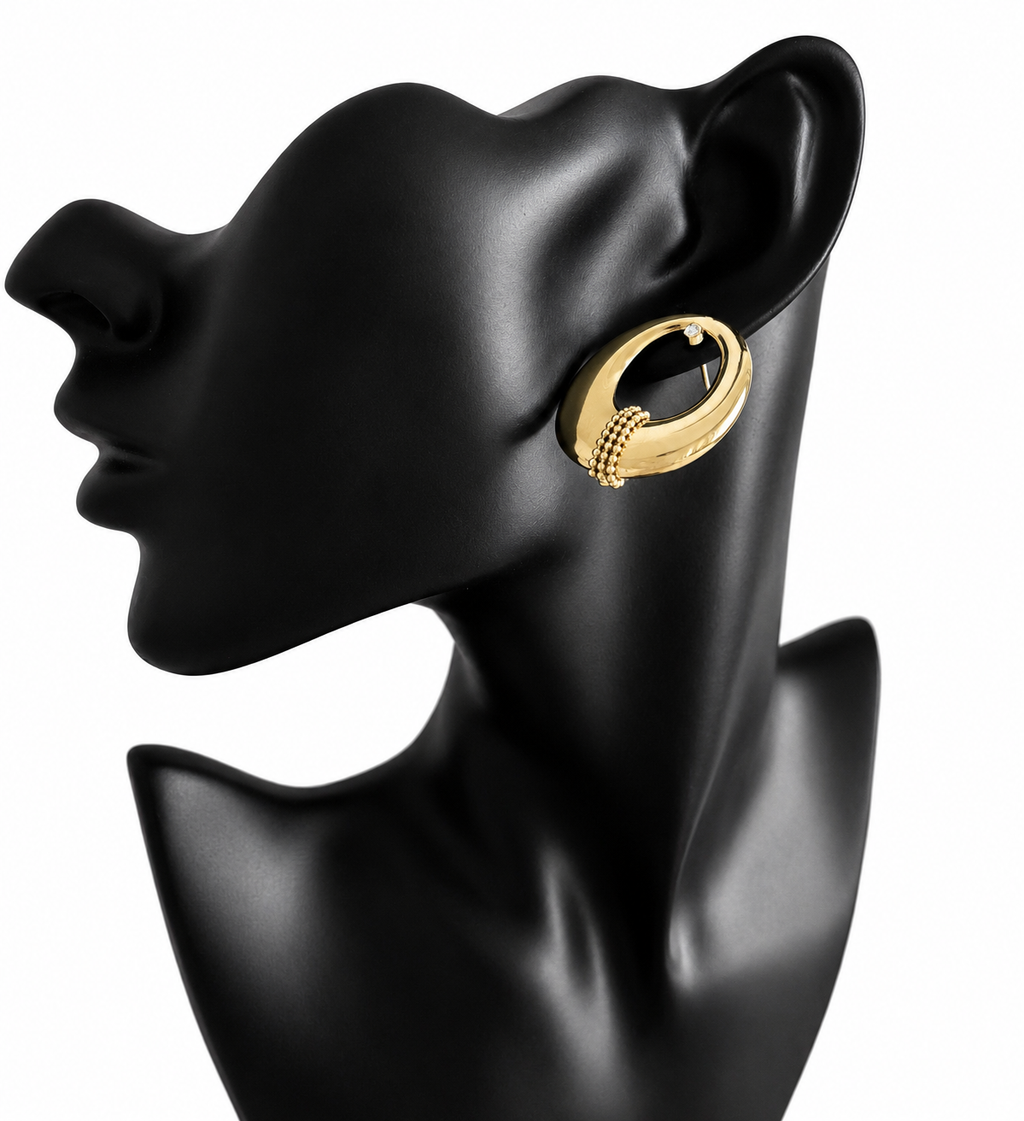 Boucles d'oreilles ovales - Anita