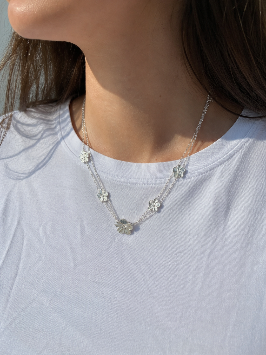 Collier Lysa - à fleurs