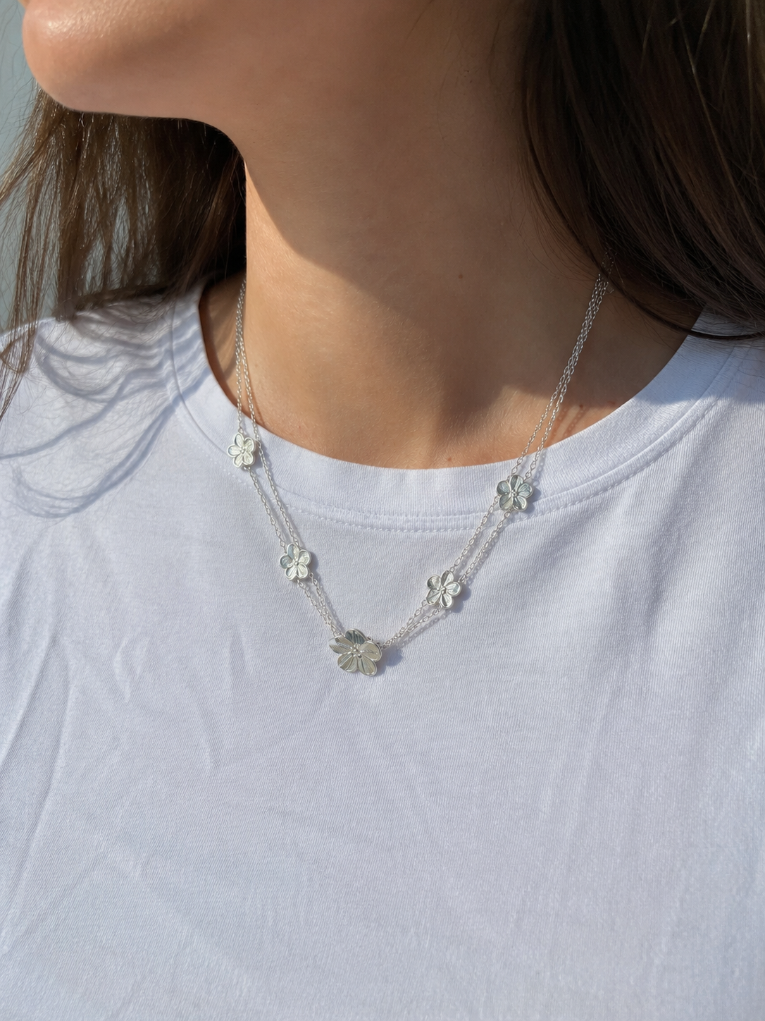 Collier Lysa - à fleurs