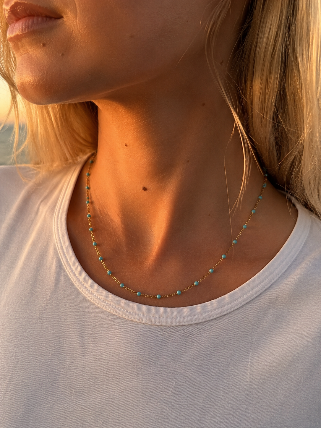 Collier Calypso - Perles et doré