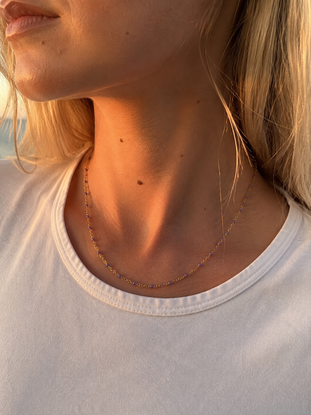 Collier Calypso - Perles et doré
