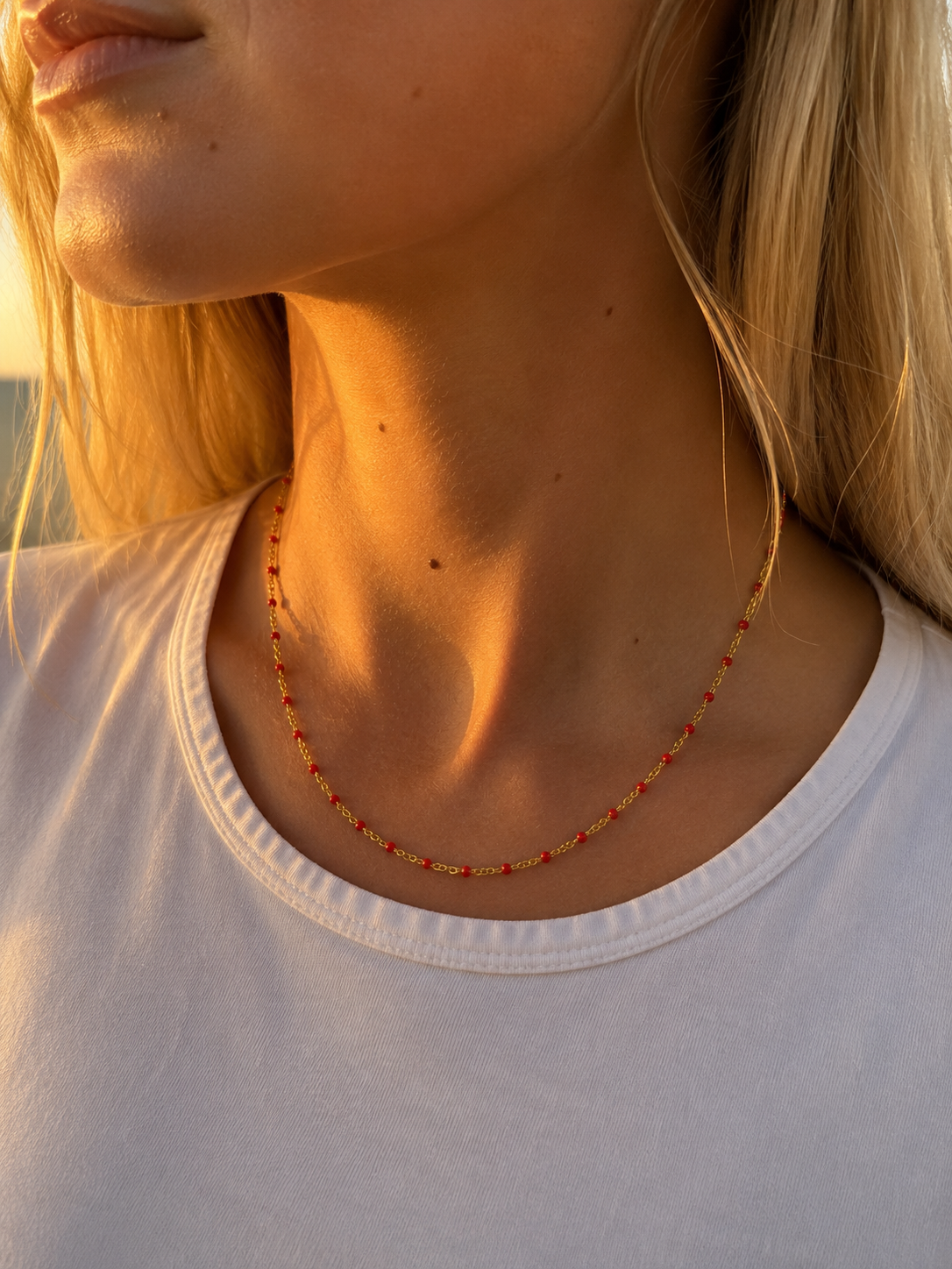 Collier Calypso - Perles et doré