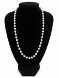 Collier Félicia - doré à perles