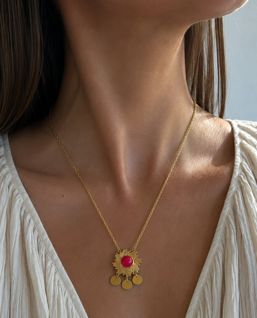 Colliers Calista - pendentifs perles