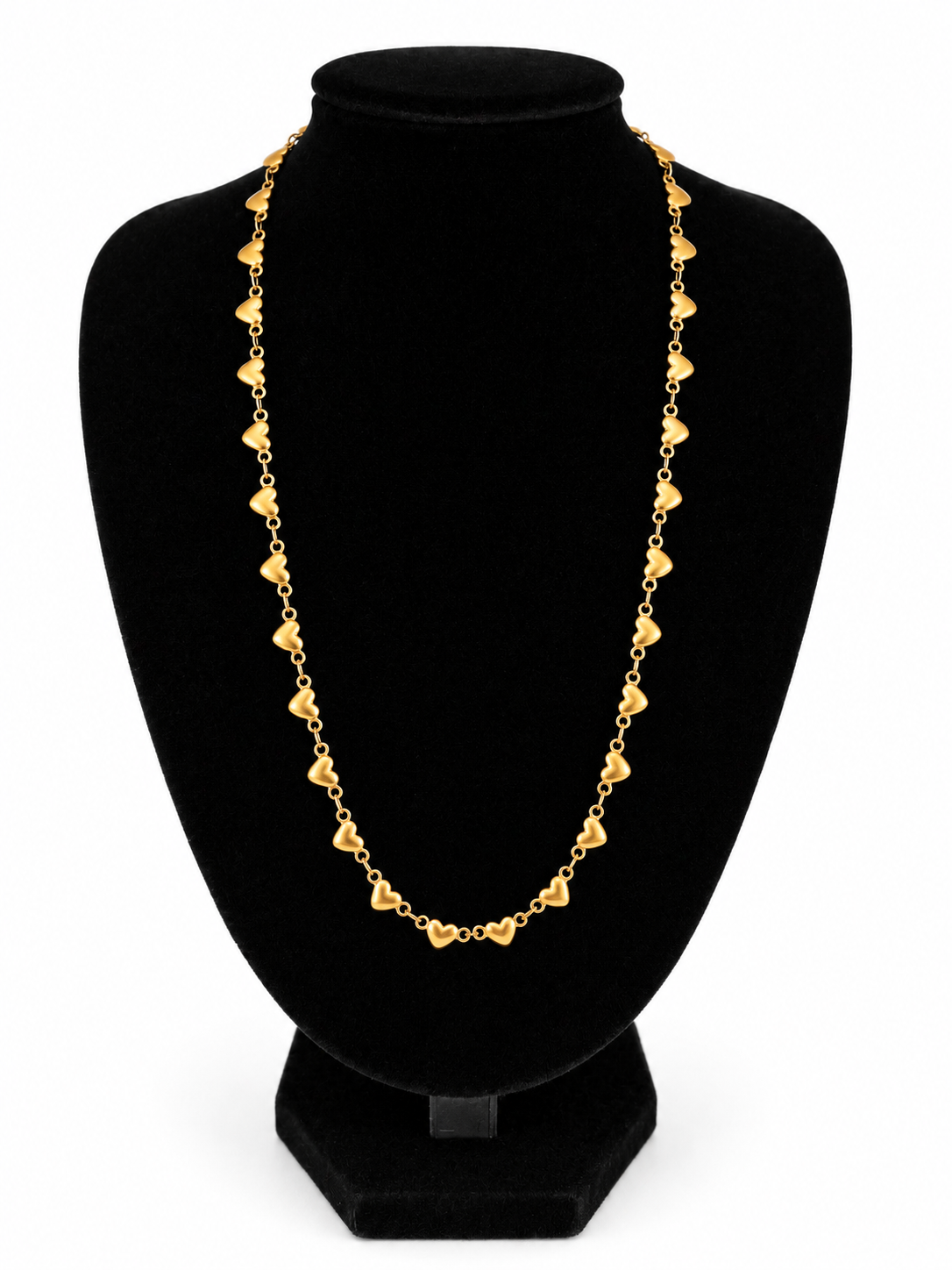 Collier Ana - orné de coeurs