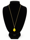 Collier Sasha - pendentif citron