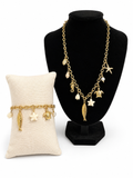 Parure collier & bracelet Ilia - thème marin