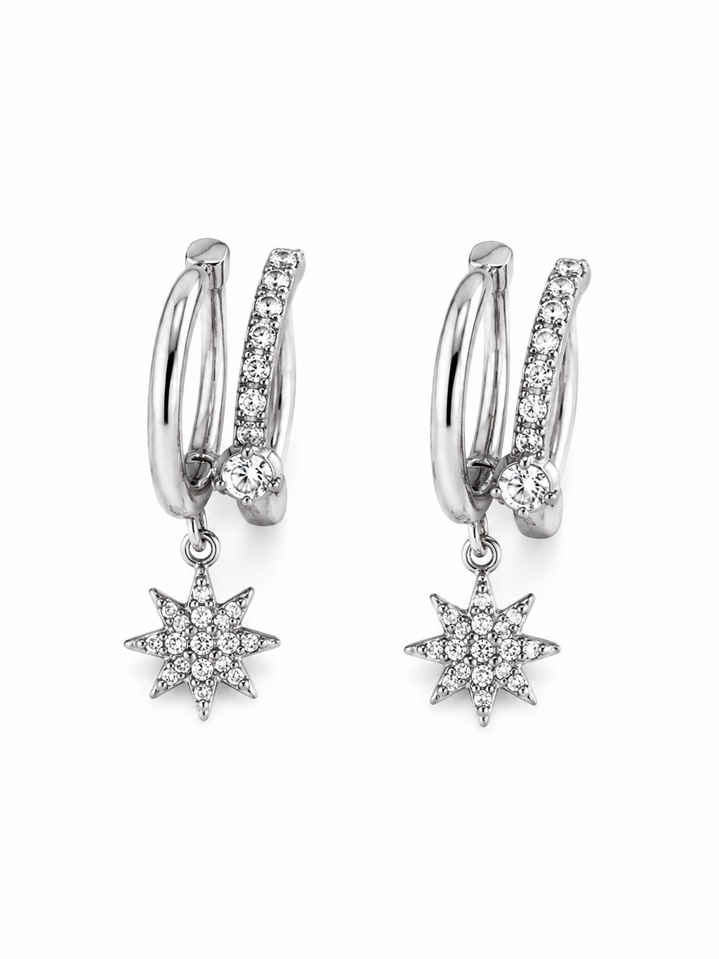 Boucles d’oreilles Clara – Argent, vue produit