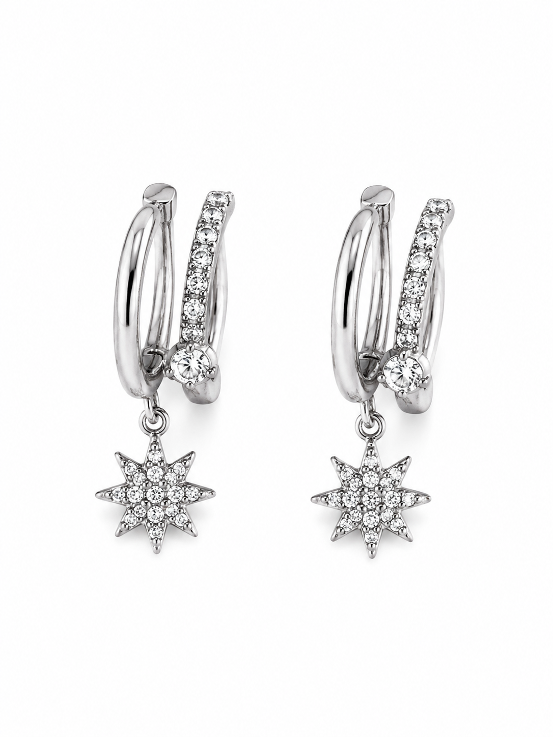 Boucles d’oreilles Clara – Argent, vue produit